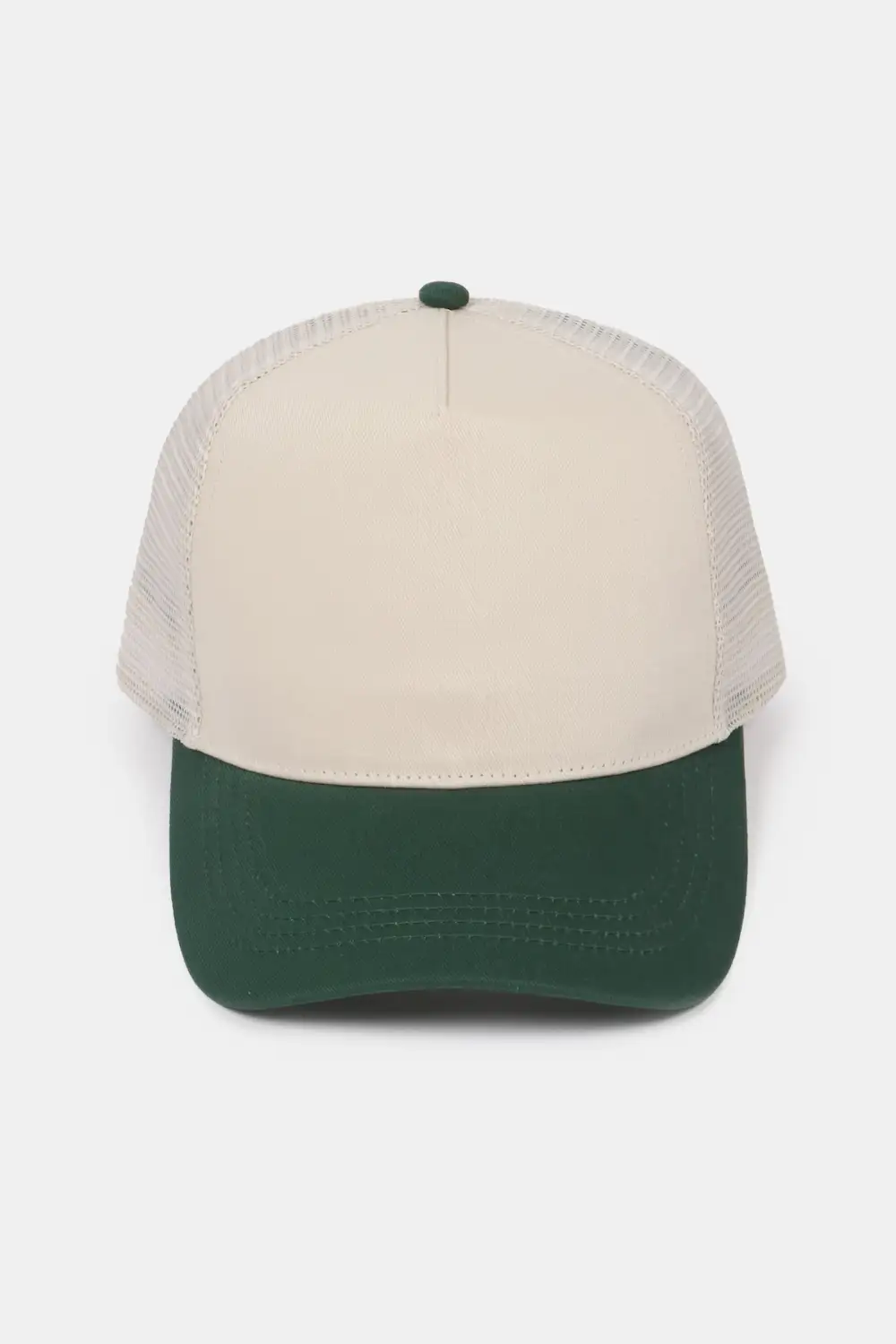 Mesh Back Two Tone Five Panel Panel Baseball Cap