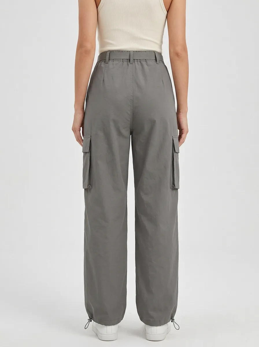 Women's Belted Utility Cargo Pants