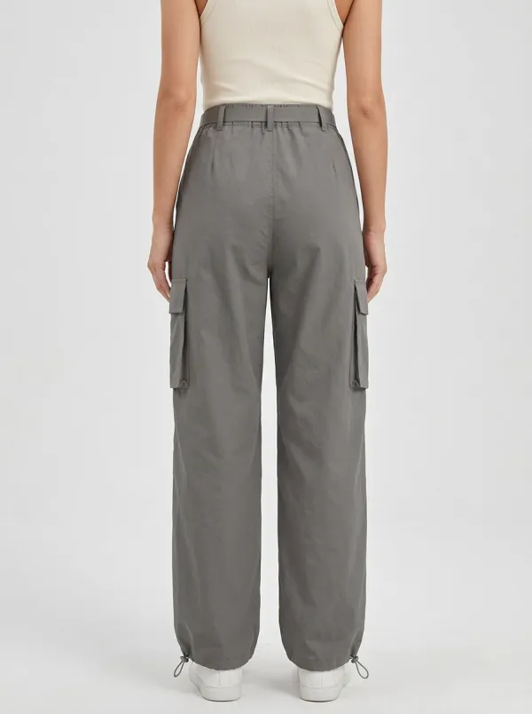 Women's Belted Utility Cargo Pants