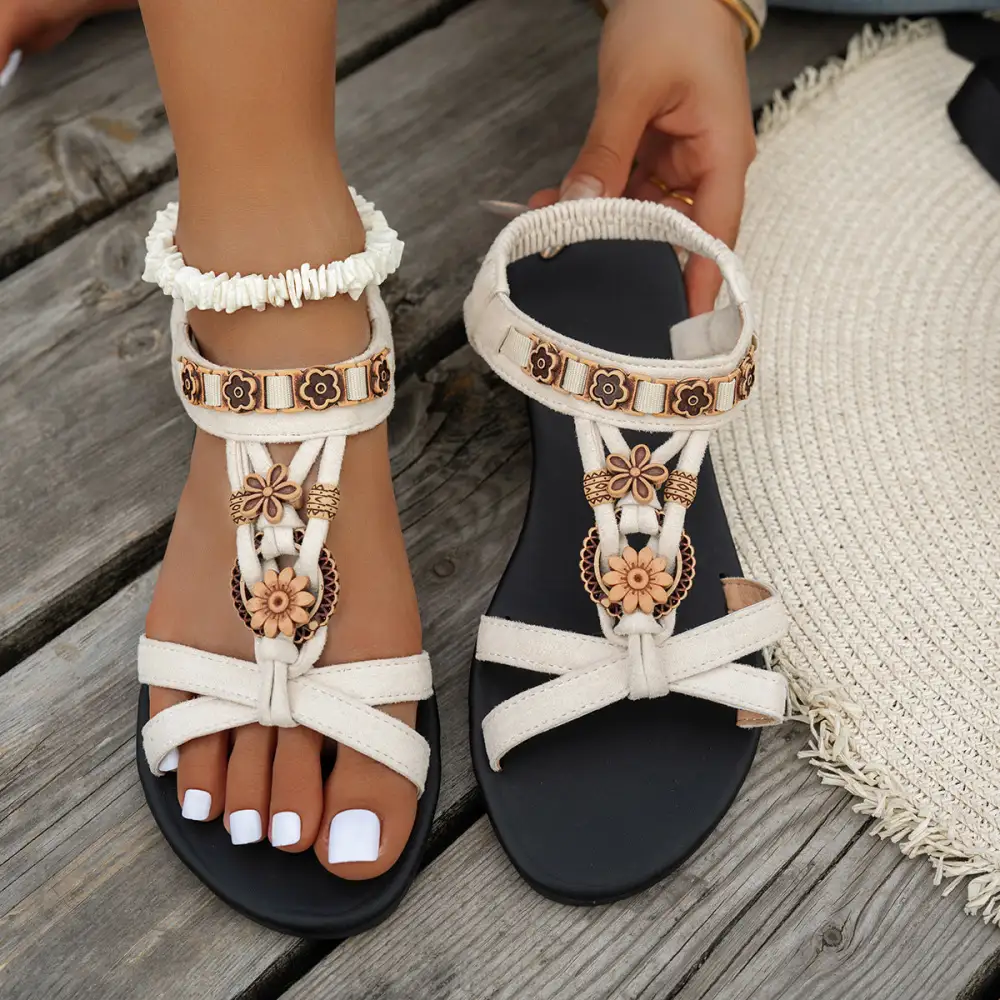 Cushion Base Flat Sandals