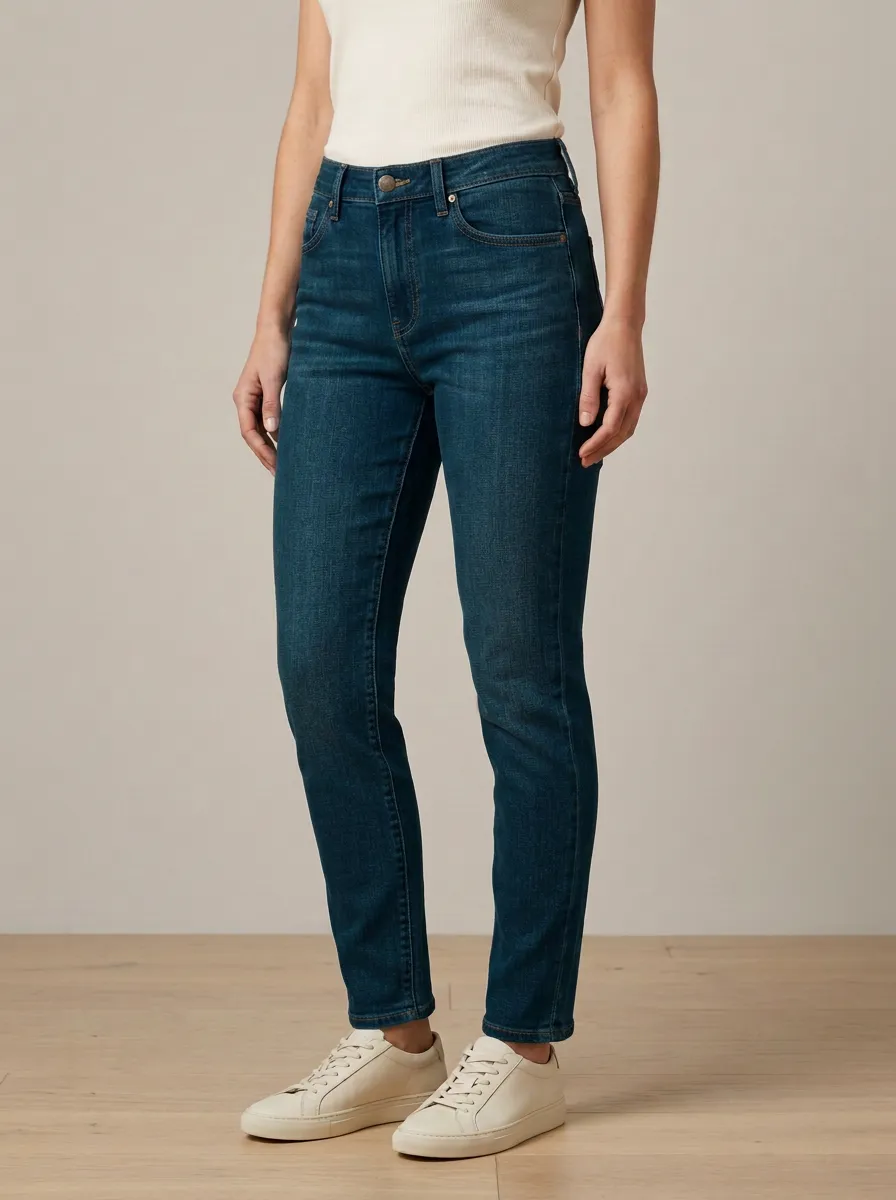 Slim Washed Casual Daily-Wear Denim Jeans