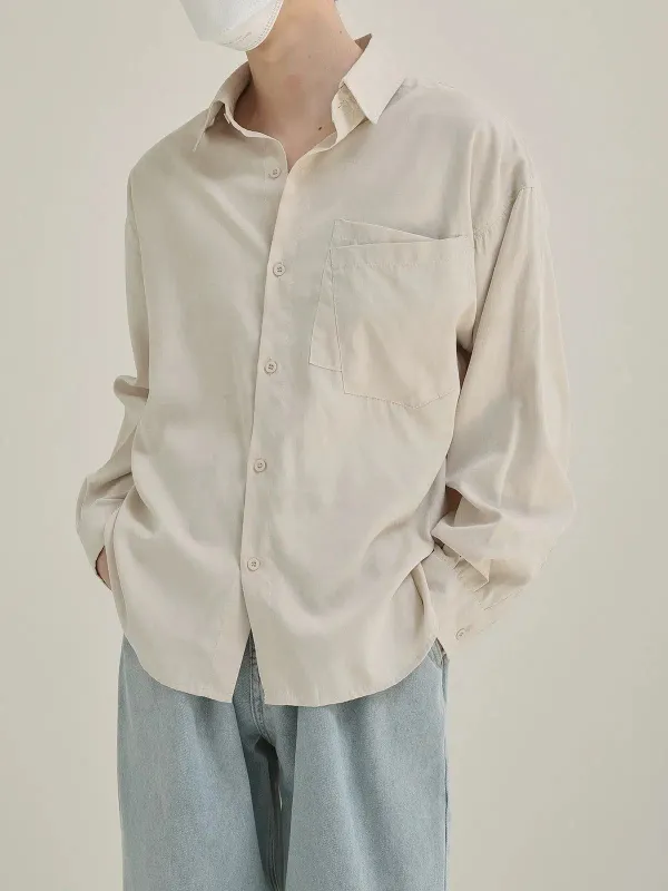 Abstract Front Pocket Shirt