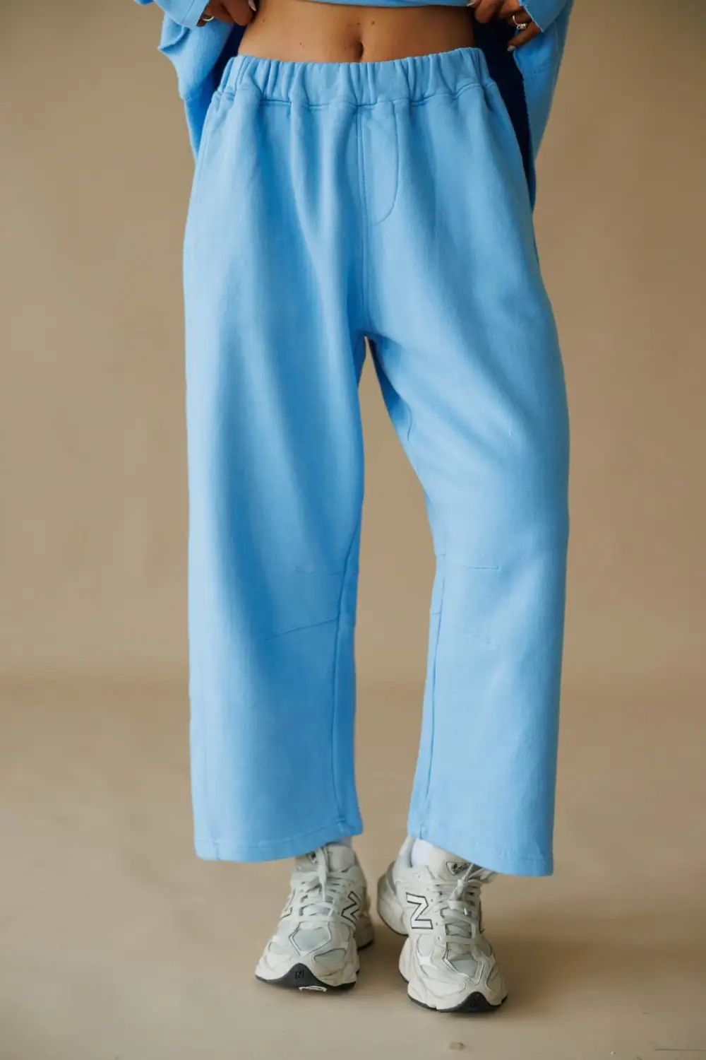 Elastic-Waist Tapered Lounge Pants