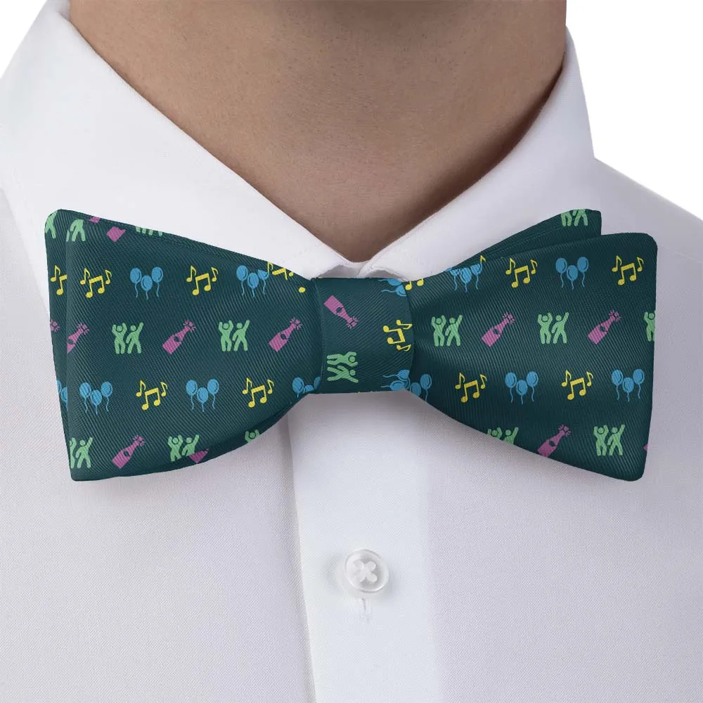 Partying with Friends Pattern Bow Tie