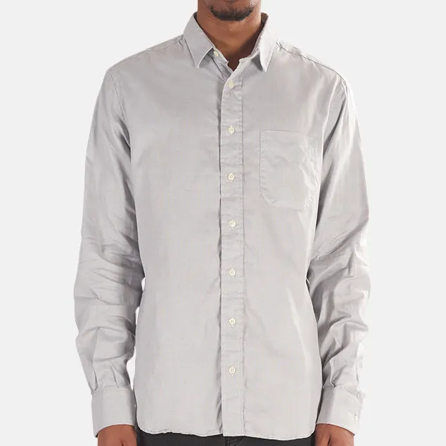 Button Down Pique Cotton Shirt