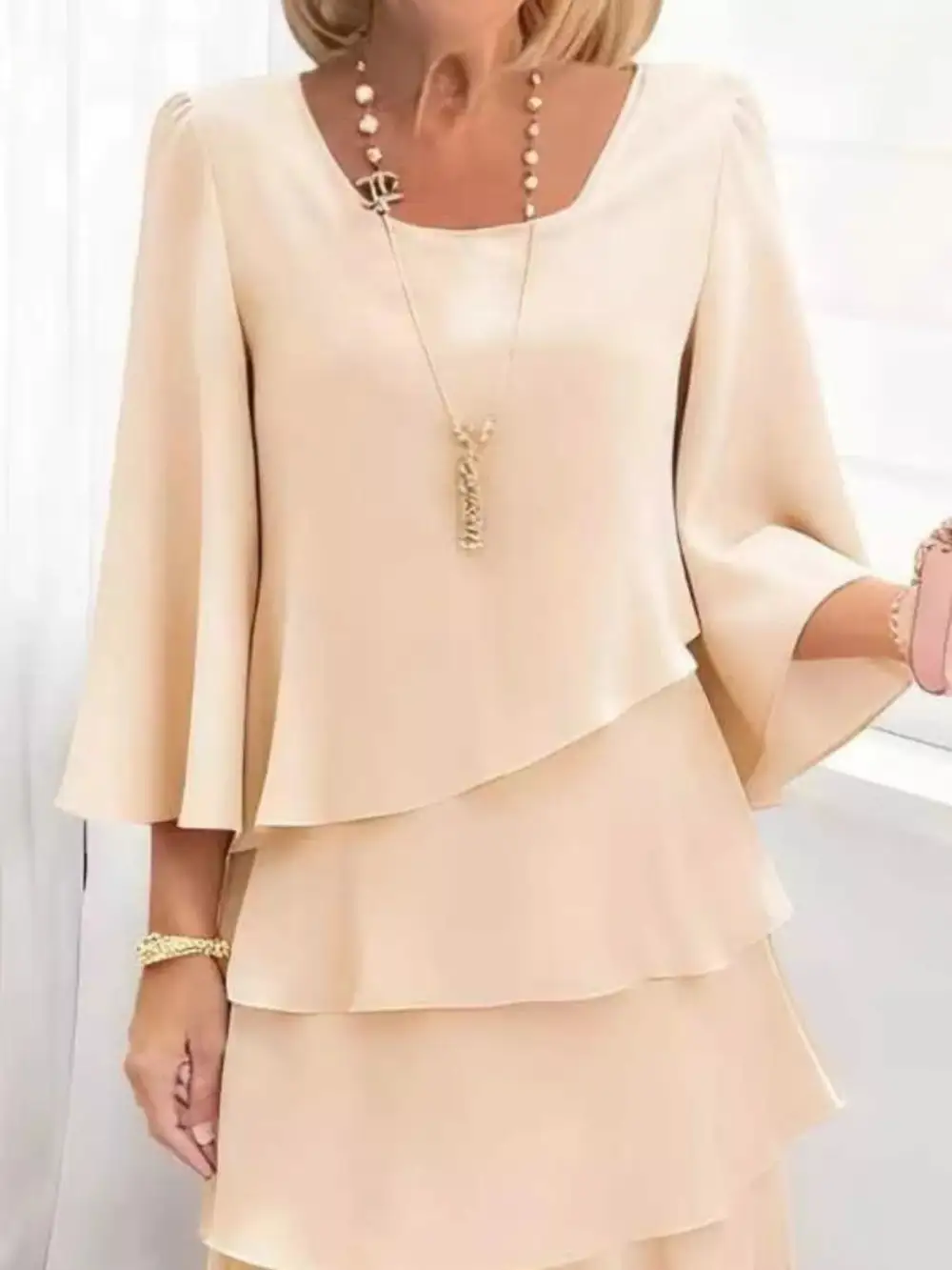 Wearable Cut Ruffle Dress