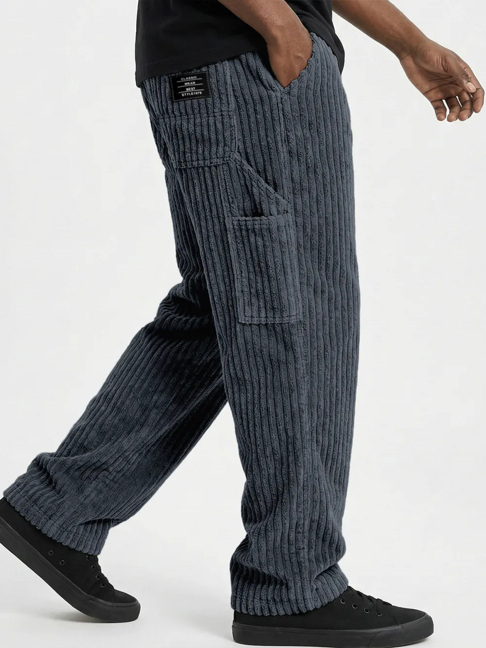 Comfort Fit Corduroy Pocket Pants