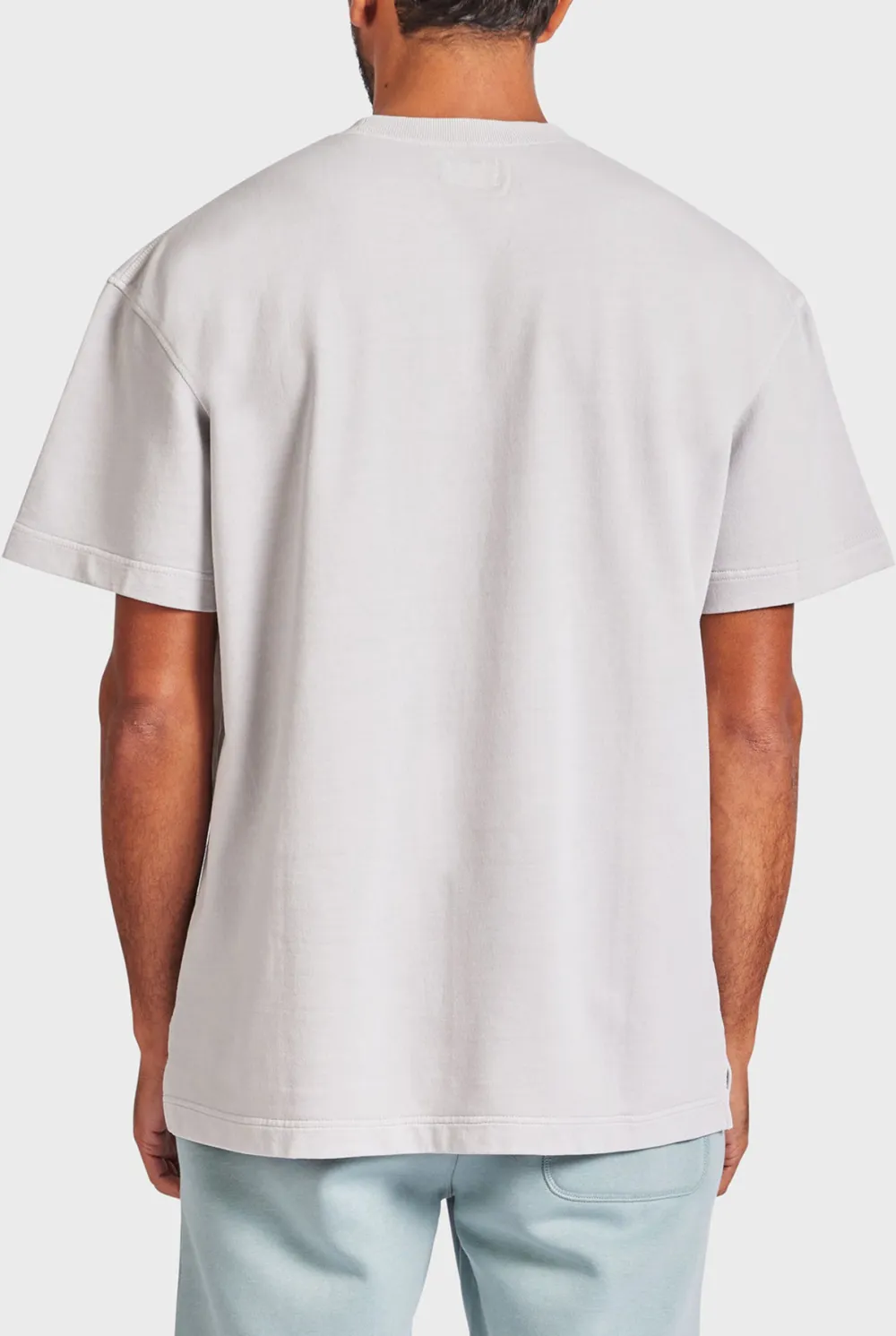 Seasponge Colored Short Sleeve Crew Neck Tee