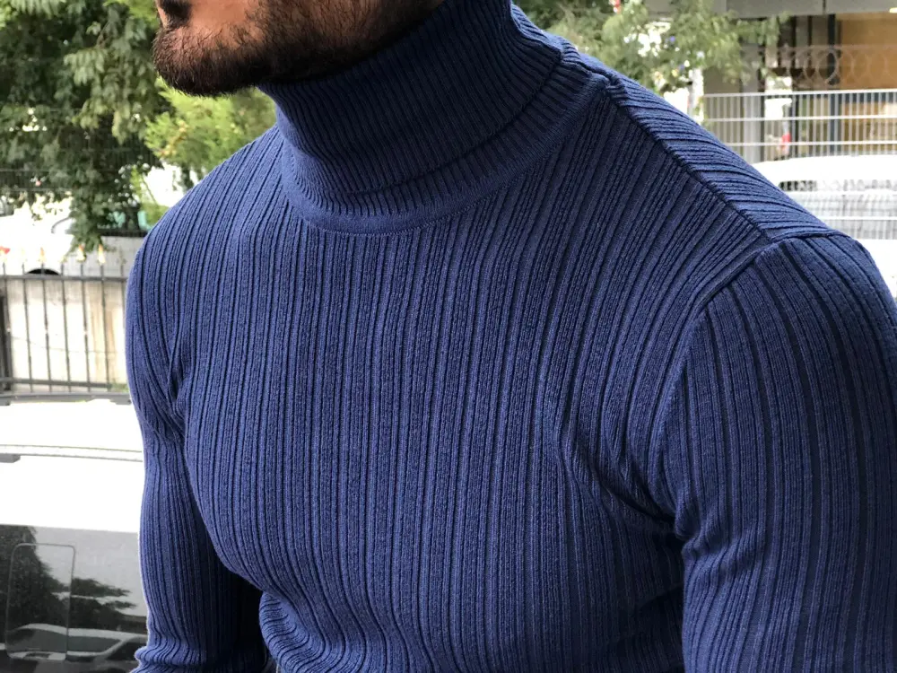 Clean Finish Slim Fit Knit Turtleneck Sweater