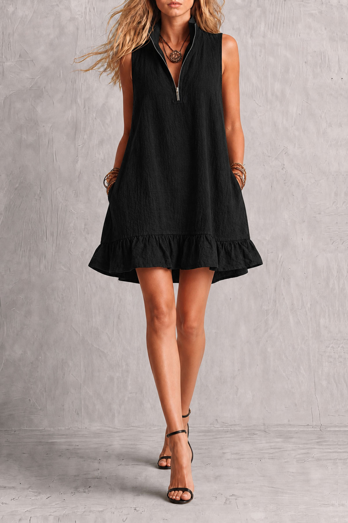 Ruffle Mini Dress
