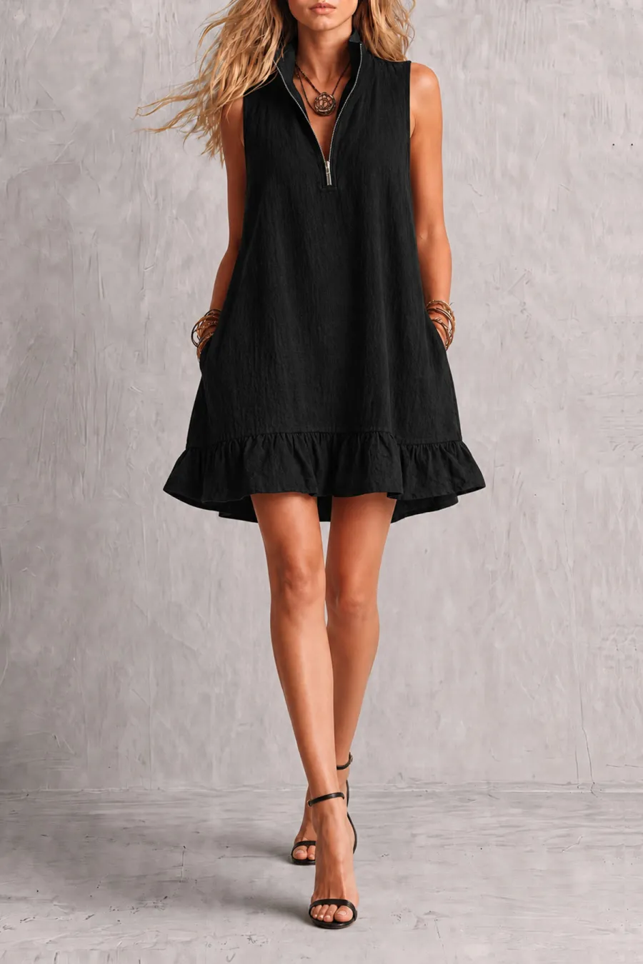 Ruffle Mini Dress