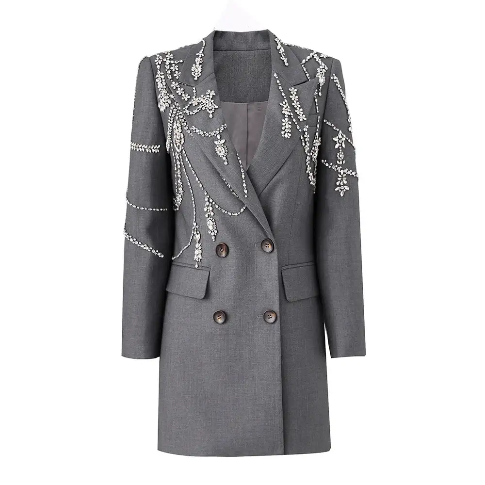 Shimmer Beaded Blazer