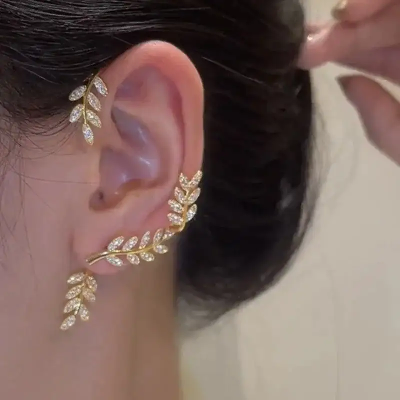 Geometric Drop Ear Cuff