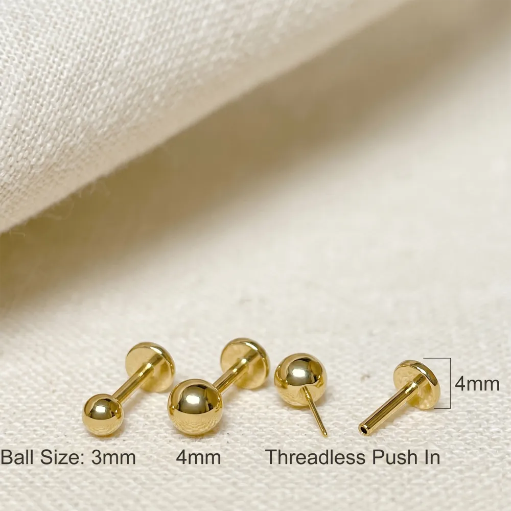 Versatile Titanium Labret Stud