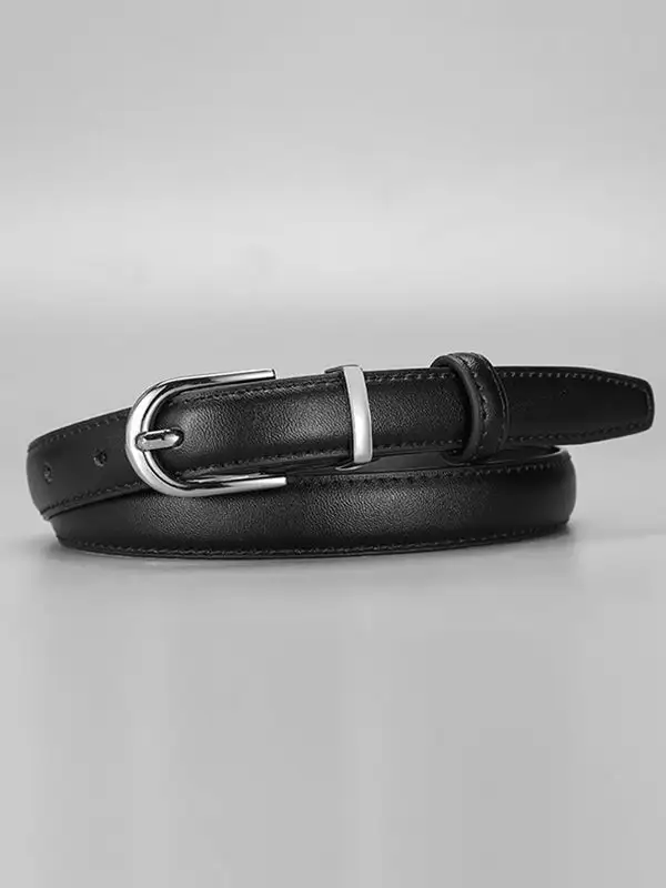 Structured Classic Buckle Belt