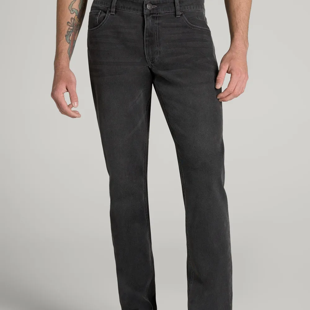 Men's Tapered Fleece Cotton Jeans