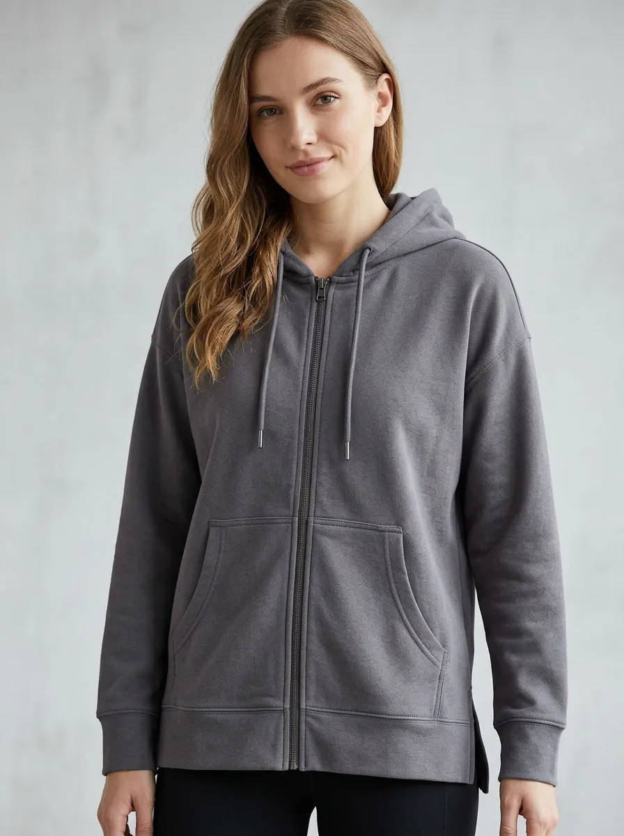 Women's Zip-Up Casual Hoodie