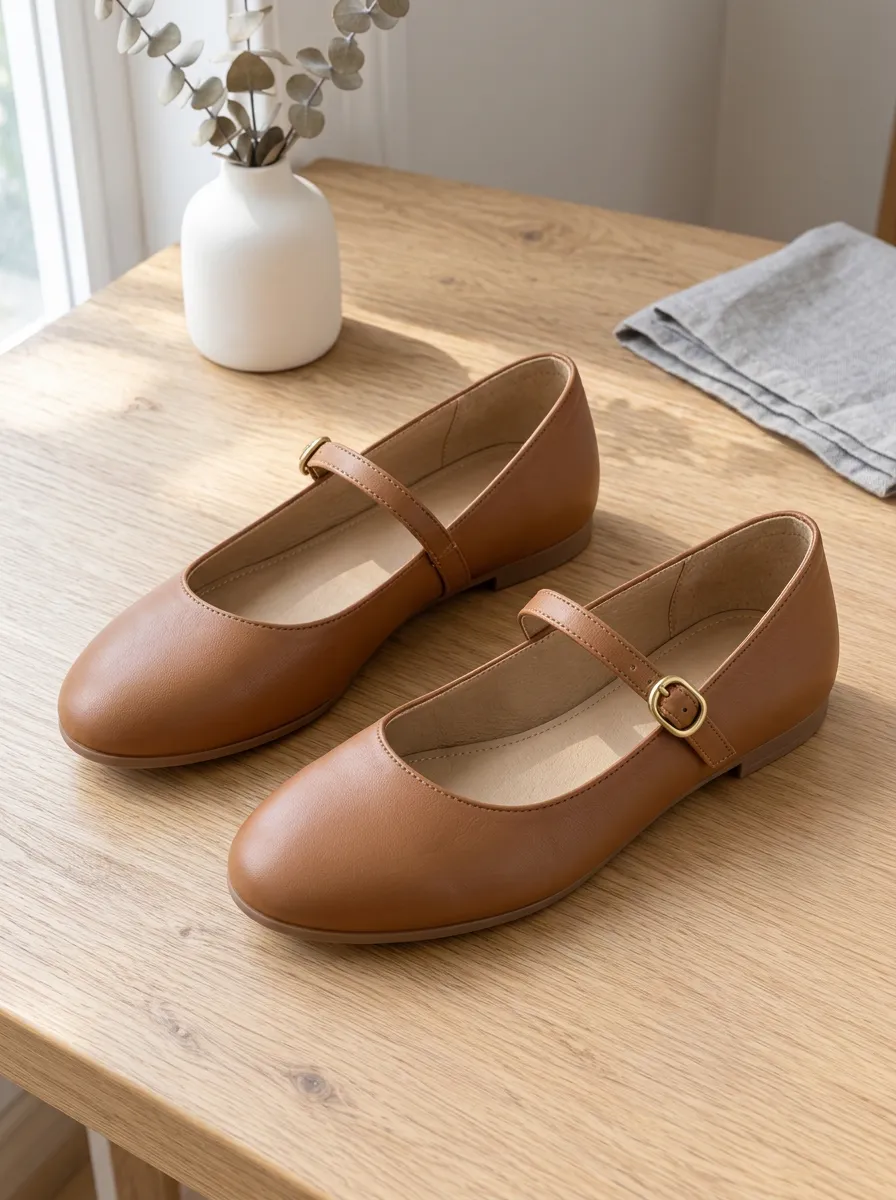 Women's Classic Leather Mary Janes