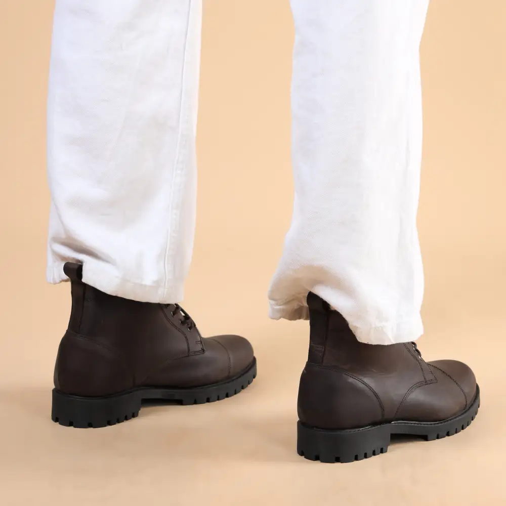 Men's  Country Lace Up Leather Everyday Boots