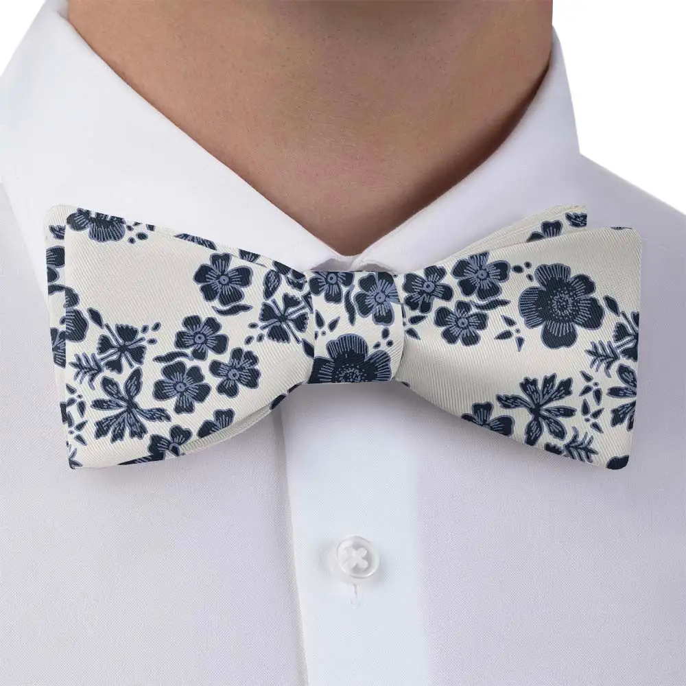 Zak Floral Motif Bow Tie