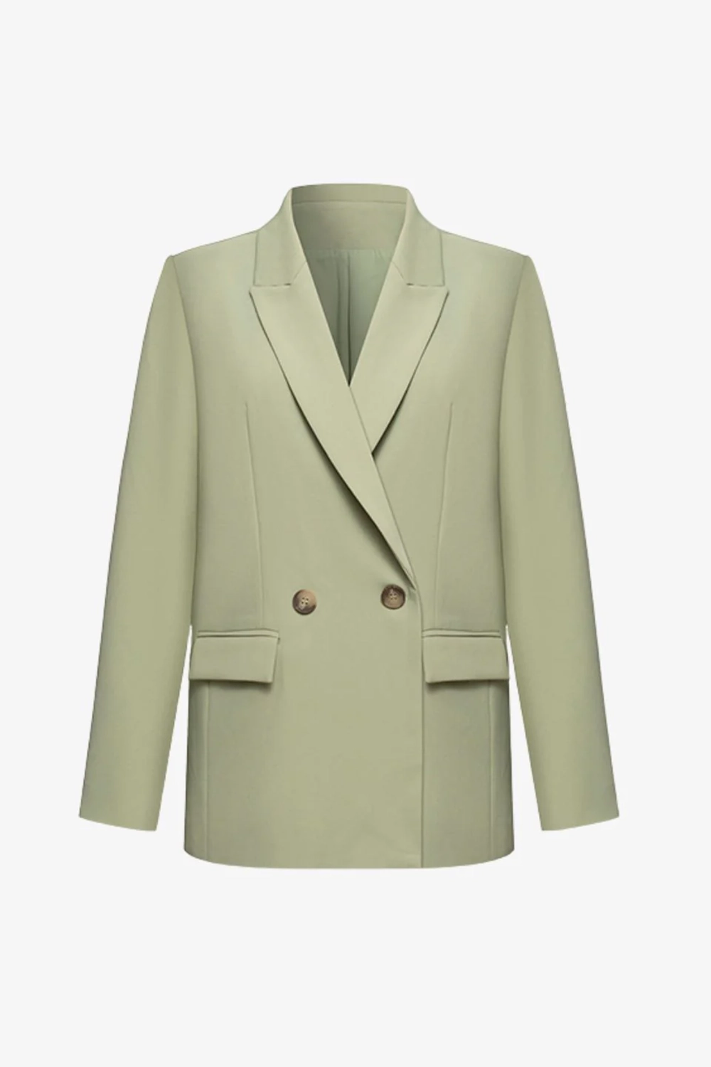 Moss Tencel Semi - Fitted Blazer