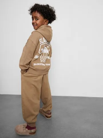 1-9yrs | Basketball Graphic Hoodie and Joggers Set