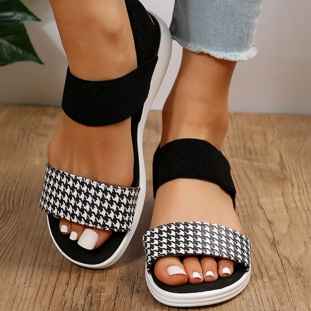 Classic Open-Toe Heeled Sandals