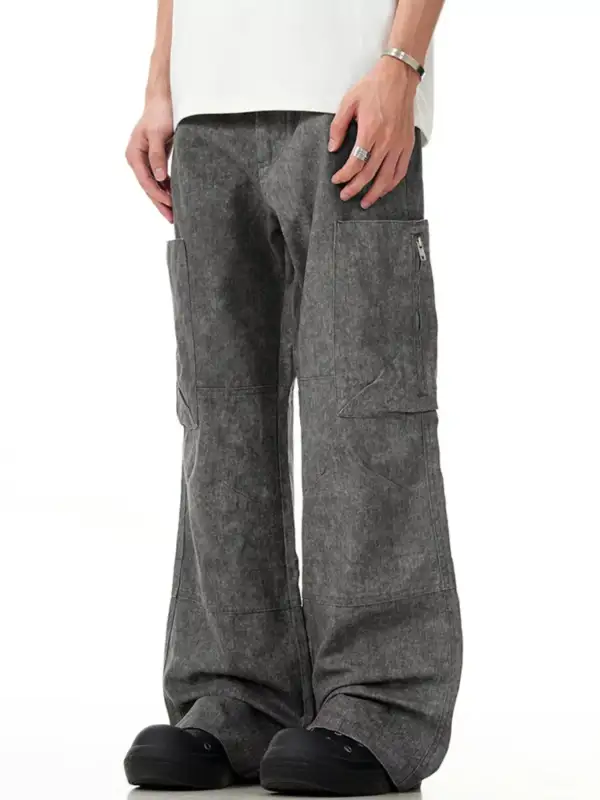 Classic Wide Leg Cargo Pants