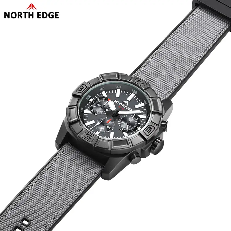 North Edge Solar quartz watch eco-drive power watch Blaze