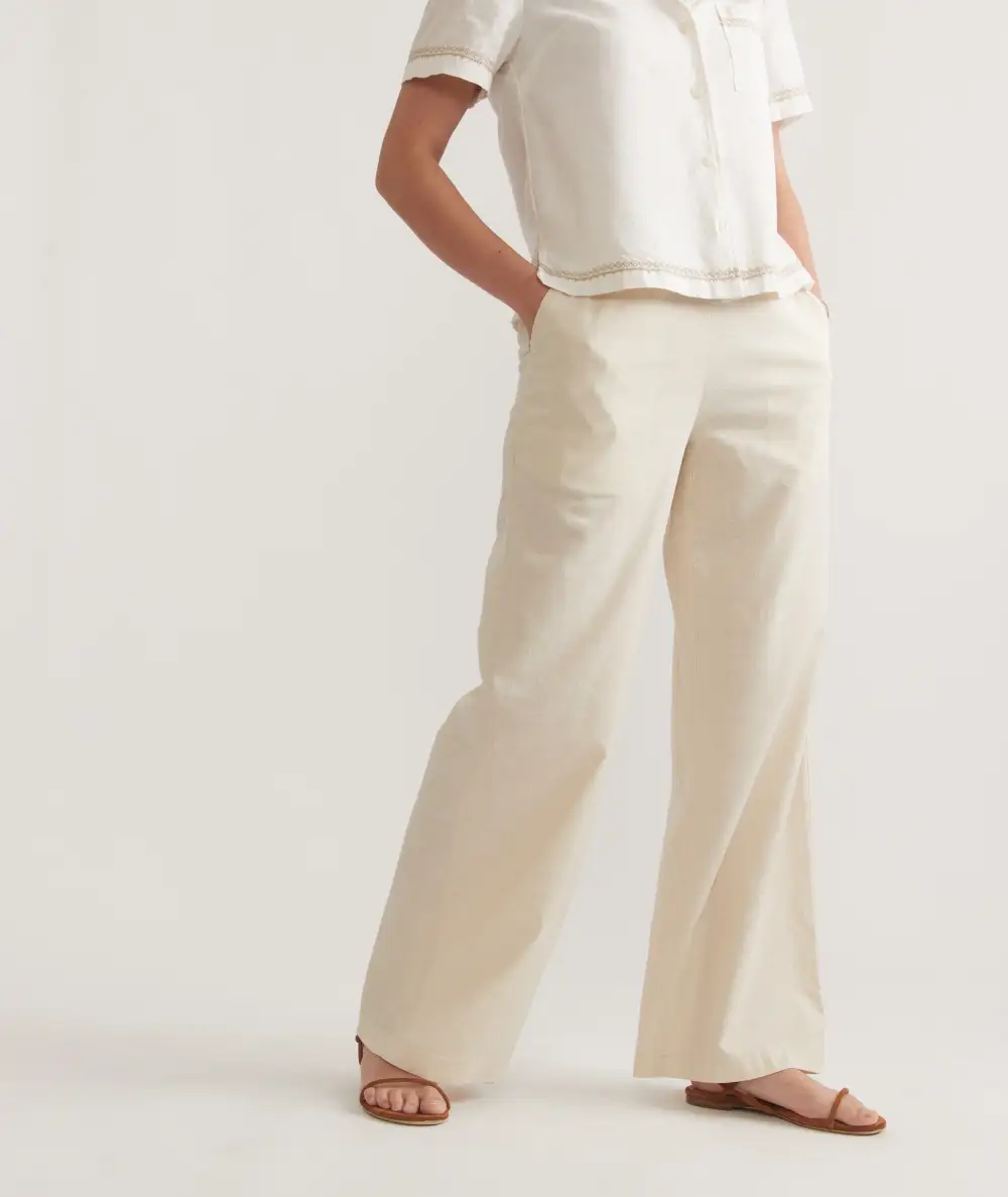 Casual Natural Trousers