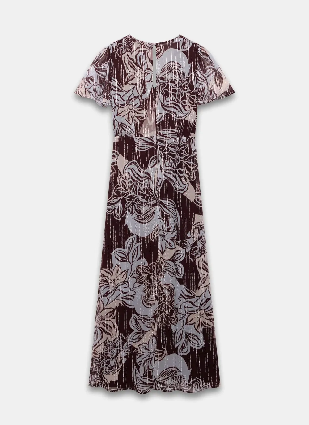Casual Floral Print Maxi Dress
