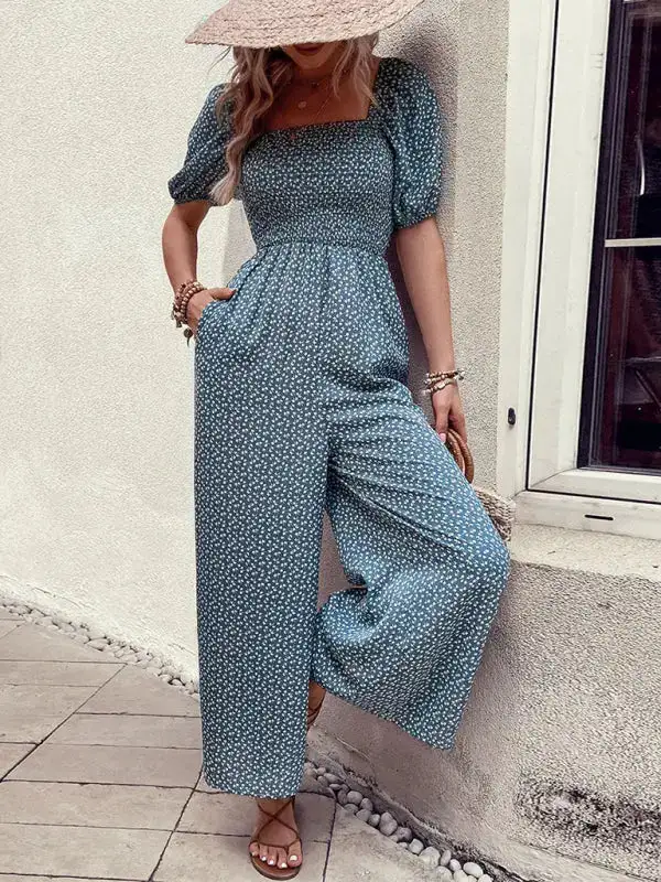 Tailored Everyday Printed Jumpsuit