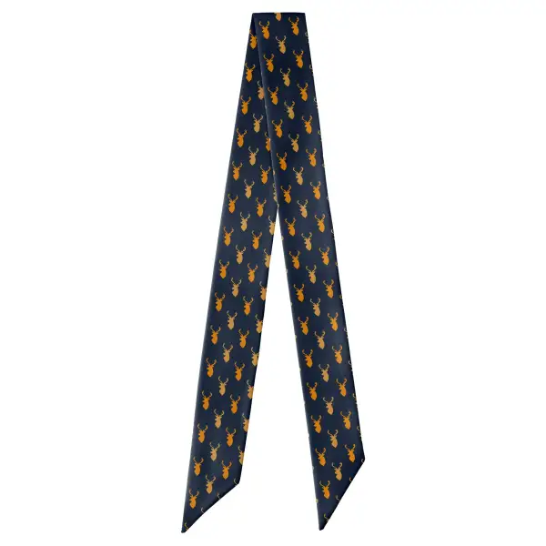 Buck Motif Hair Scarf