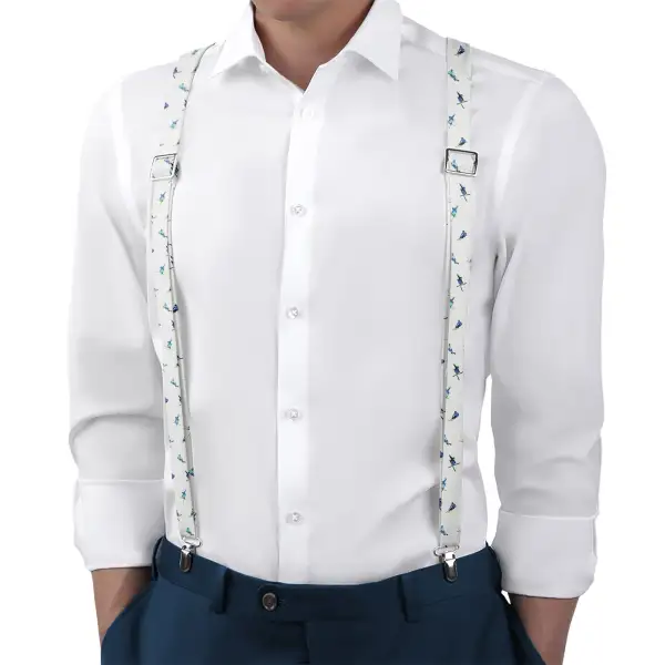 Alpine Skiing Theme Suspenders