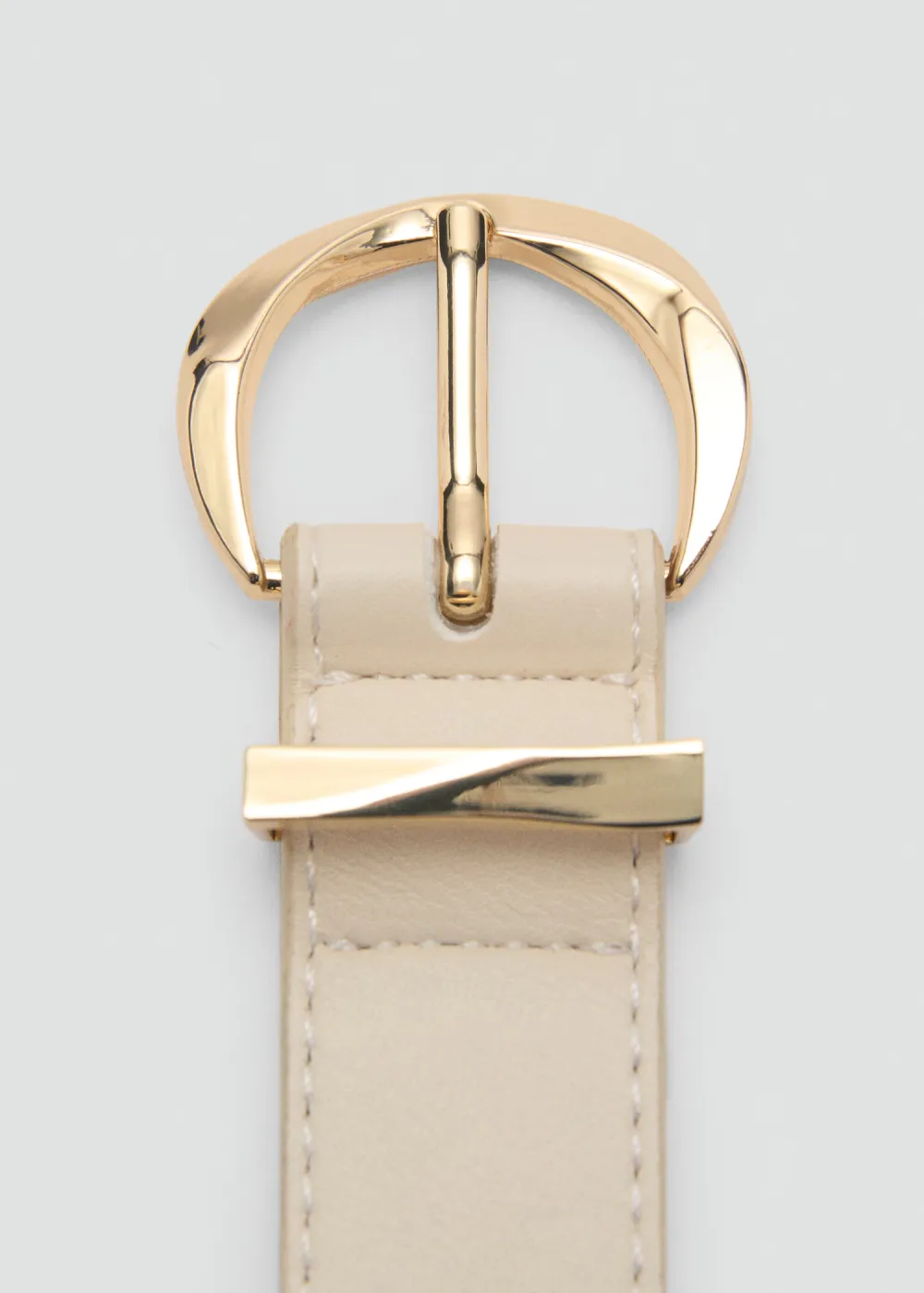 Casual Style Oval Buckle Belts