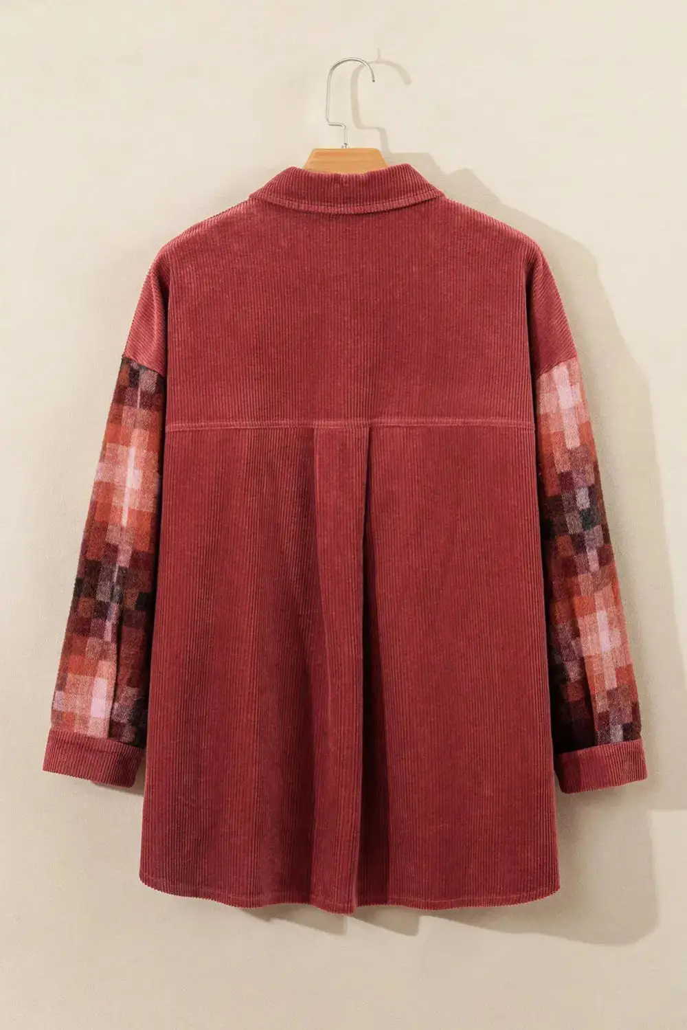 Relaxed Button Front Pocketed Casual Jacket