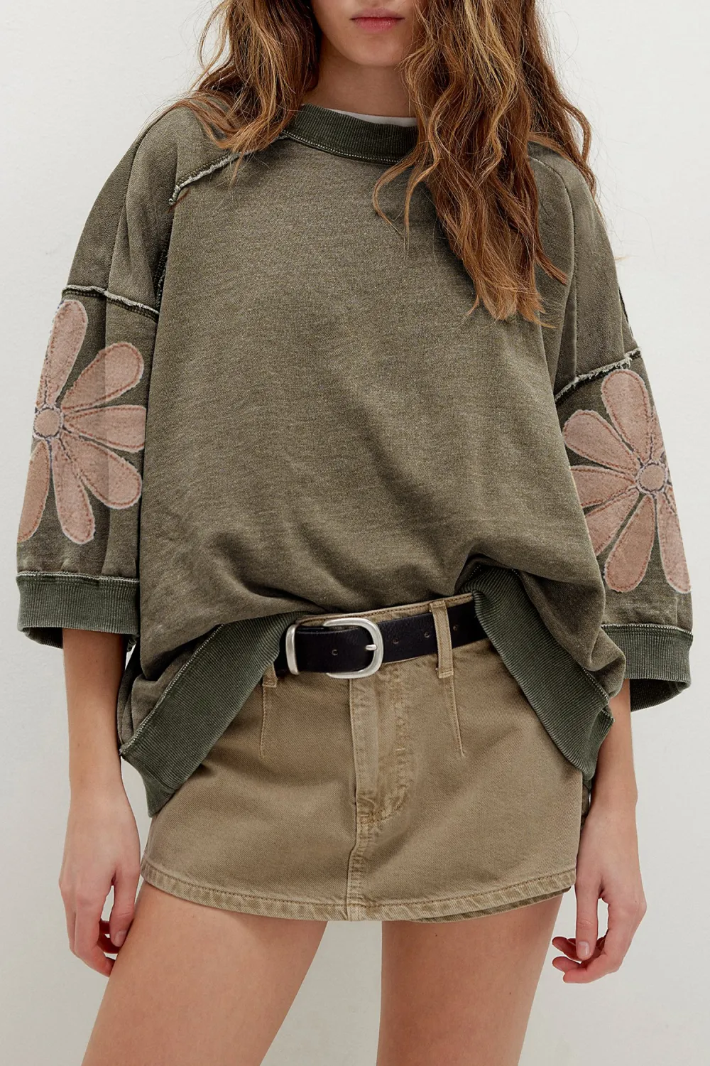 Breen Mineral Wash Raw Seam Top
