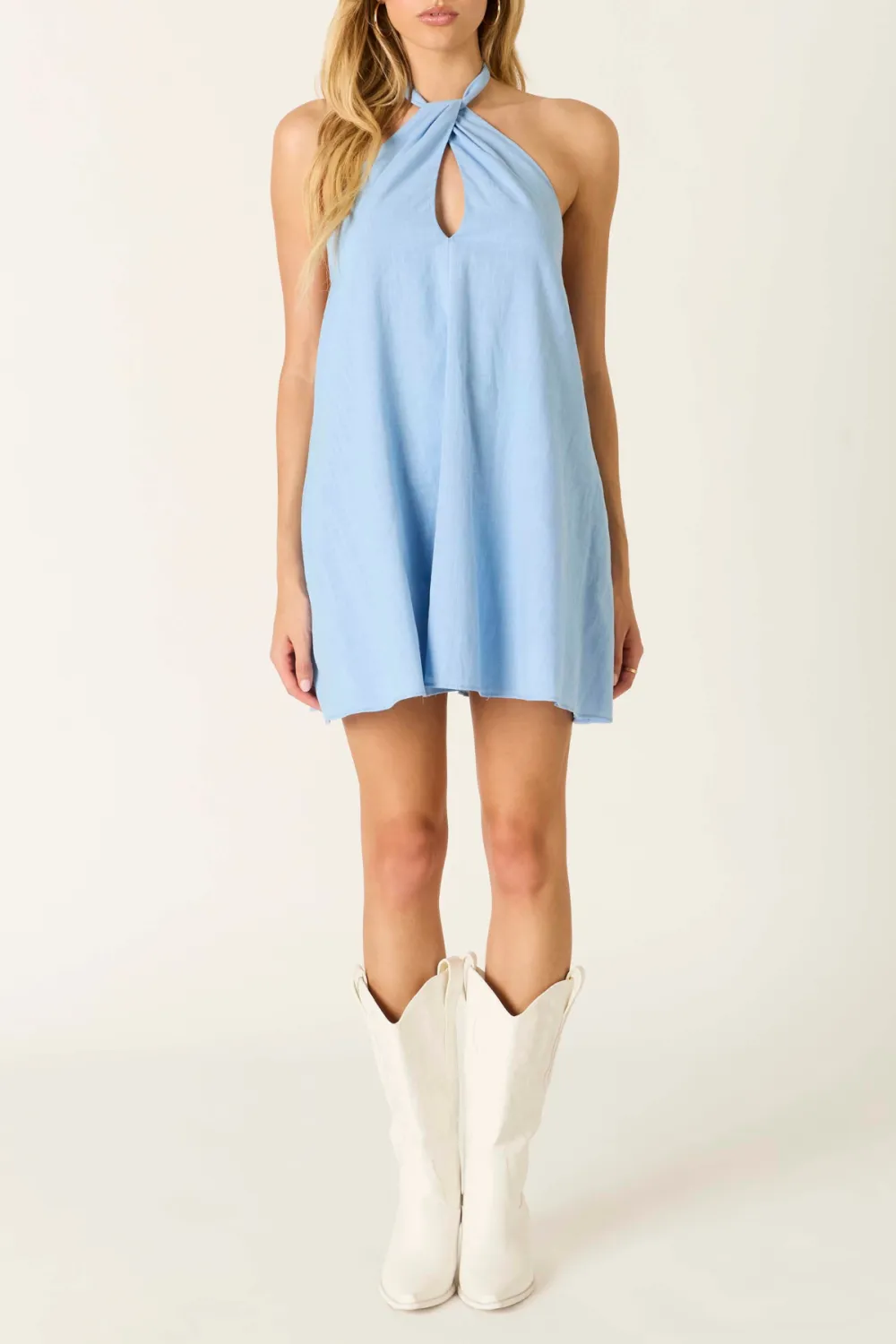 Keyhole Mini Dress