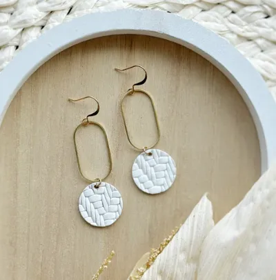 Gorgeous Drop Earrings  Cloud Weave
