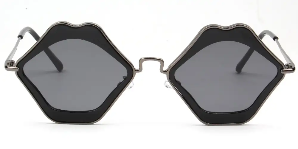Funky Kissing Lip Shape Hippie Party Sunglasses