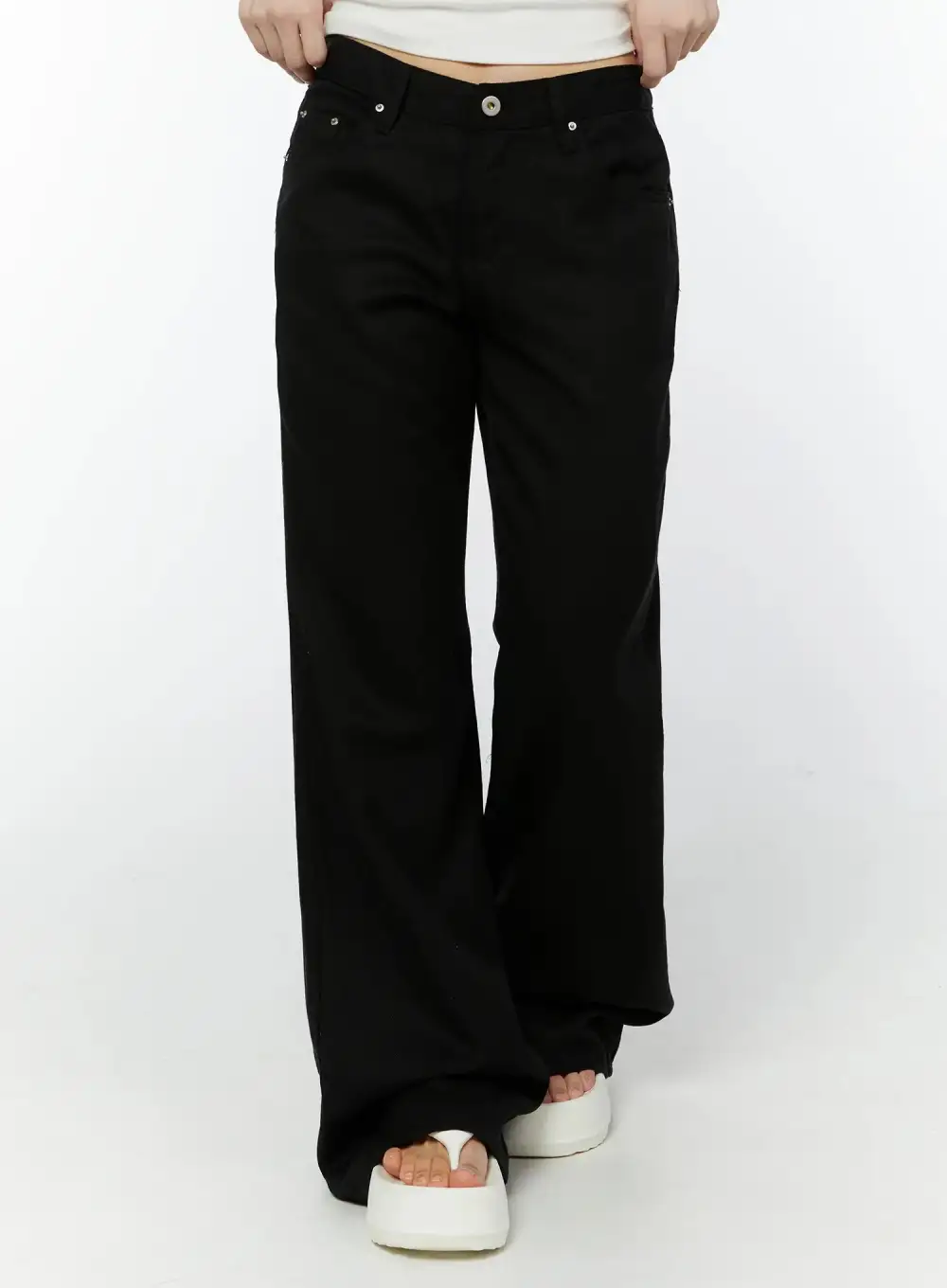 Low Rise Summer Bootcut Pants