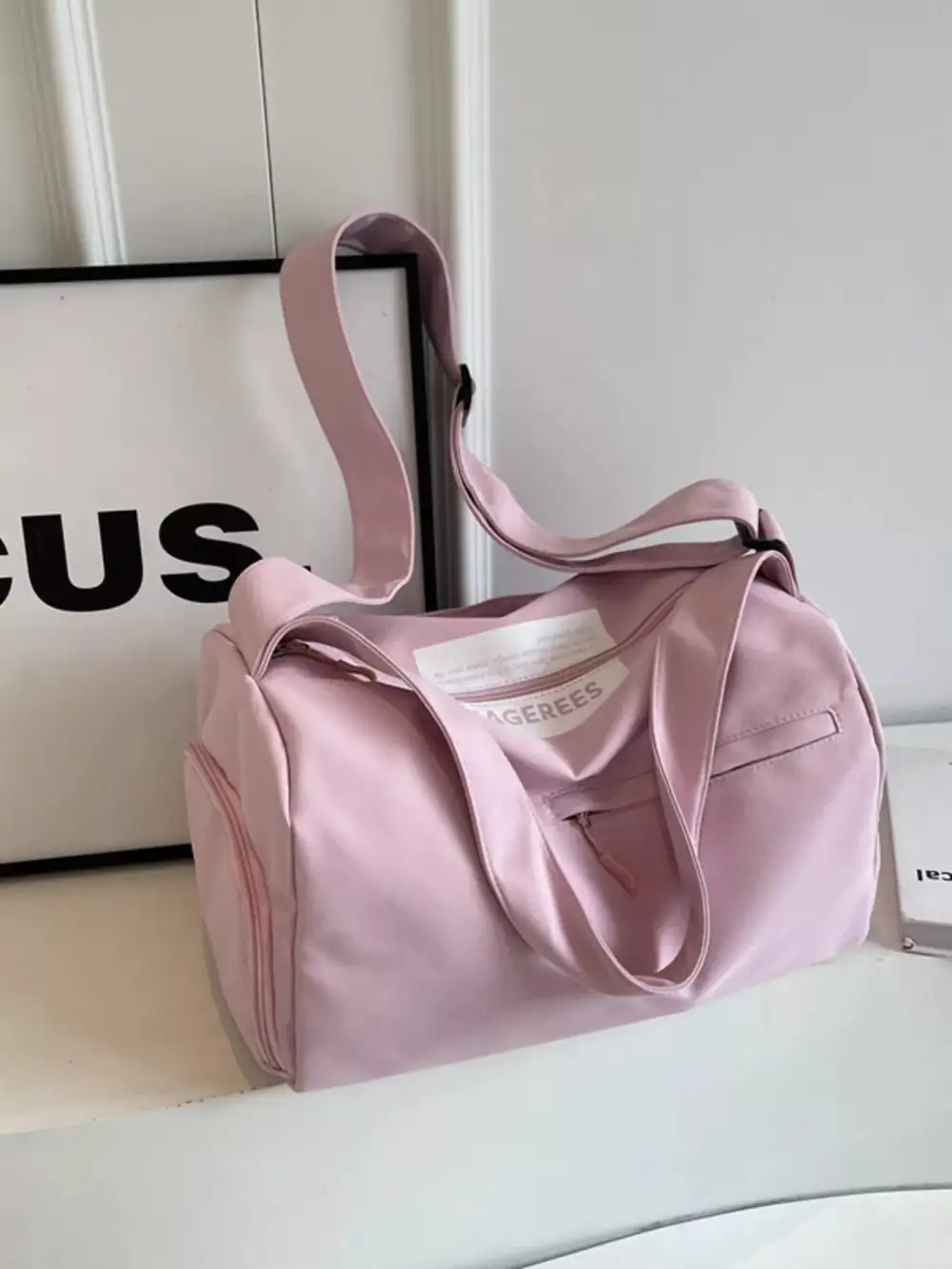 Lightweight Duffel Travel Bag with Adjustable Strap