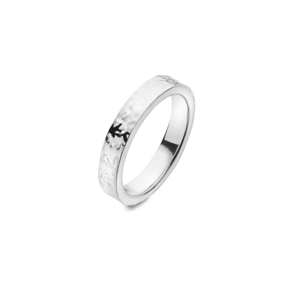 Engravable Textured Ring