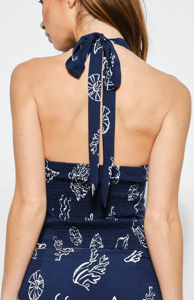 Halter Women's Blouse Top