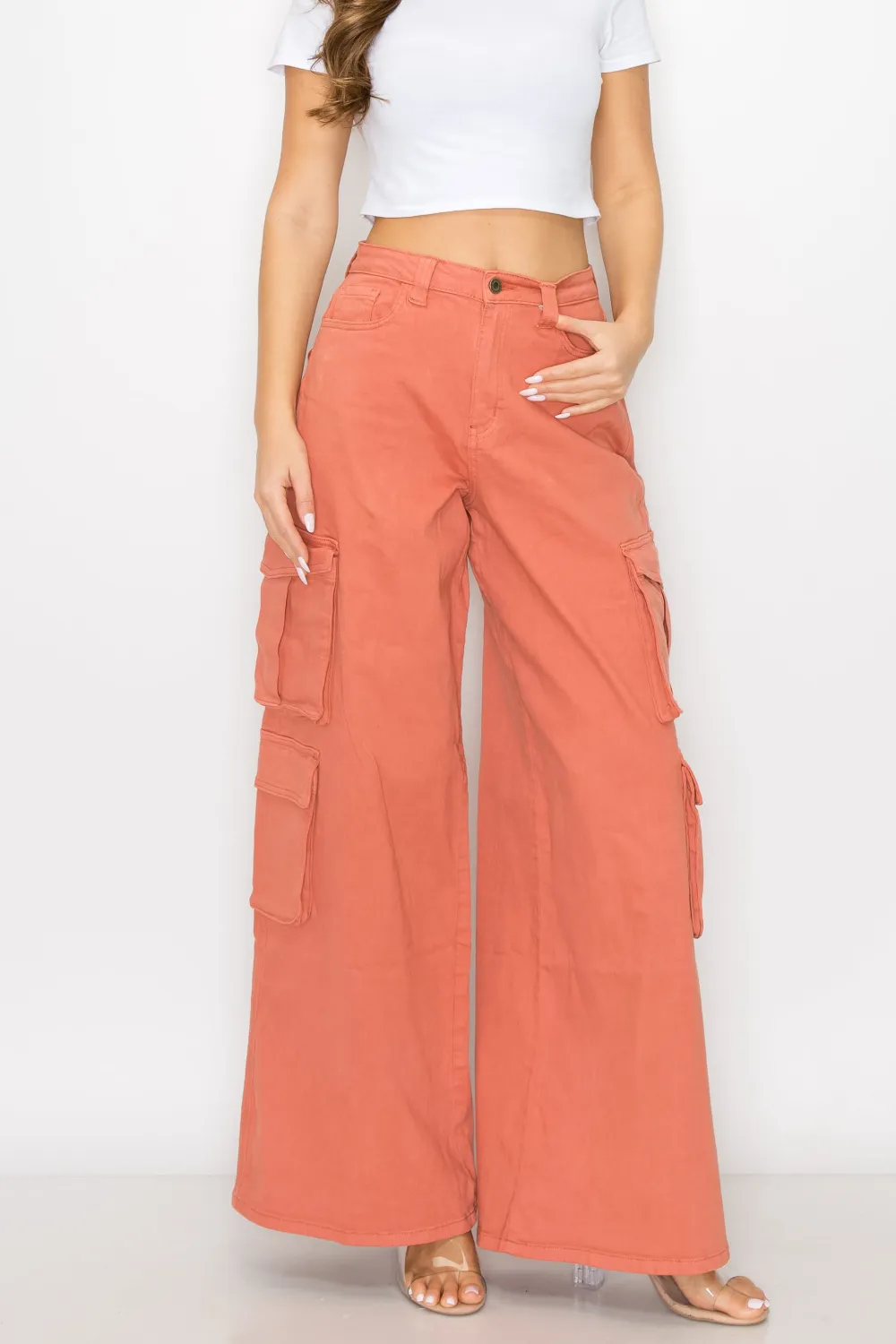 Structured Cargo Jeans