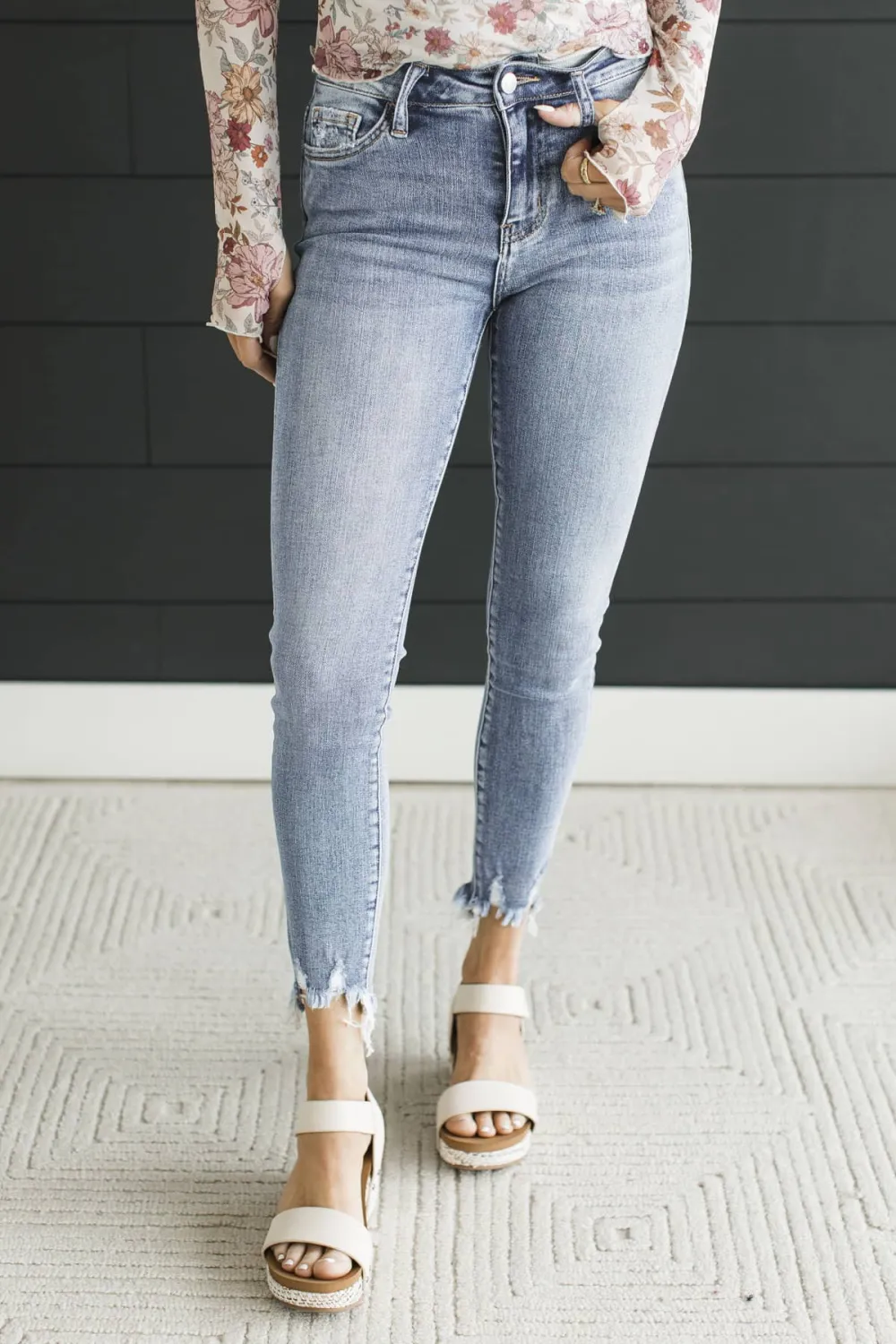 High-Rise Skinny Clean Finish Everyday Jeans