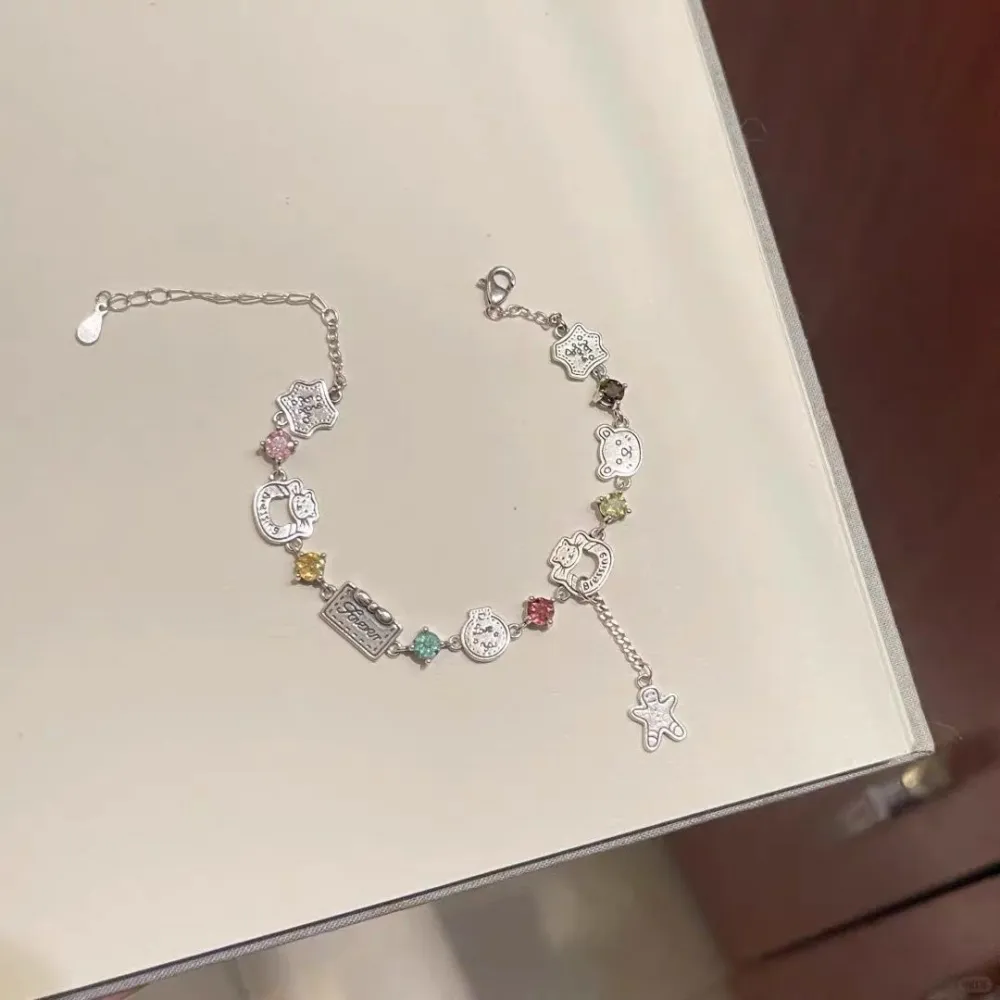 Cute cats, colorful sparkling stones, and playful little charms—all brought together in one adorable bracelet.  Perfect for adding a fun, sweet touch to your everyday outfits. 💕 It’s the kind of piece people notice and ask about.
