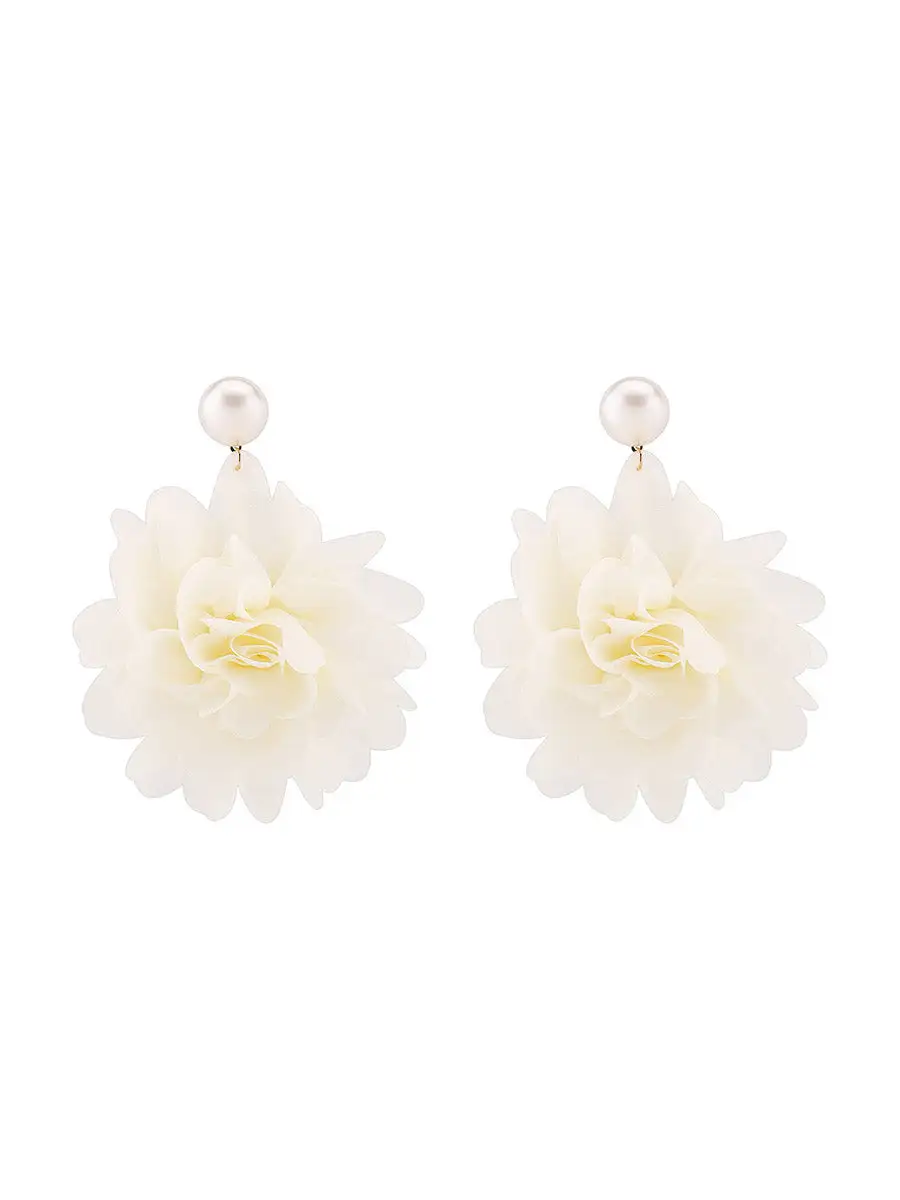 Sculptural Nature-Inspired Accent Earrings
