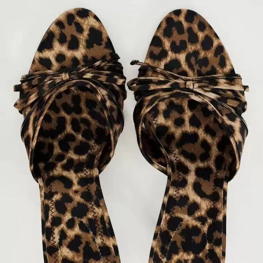 Bow Kitten Heel Sandals