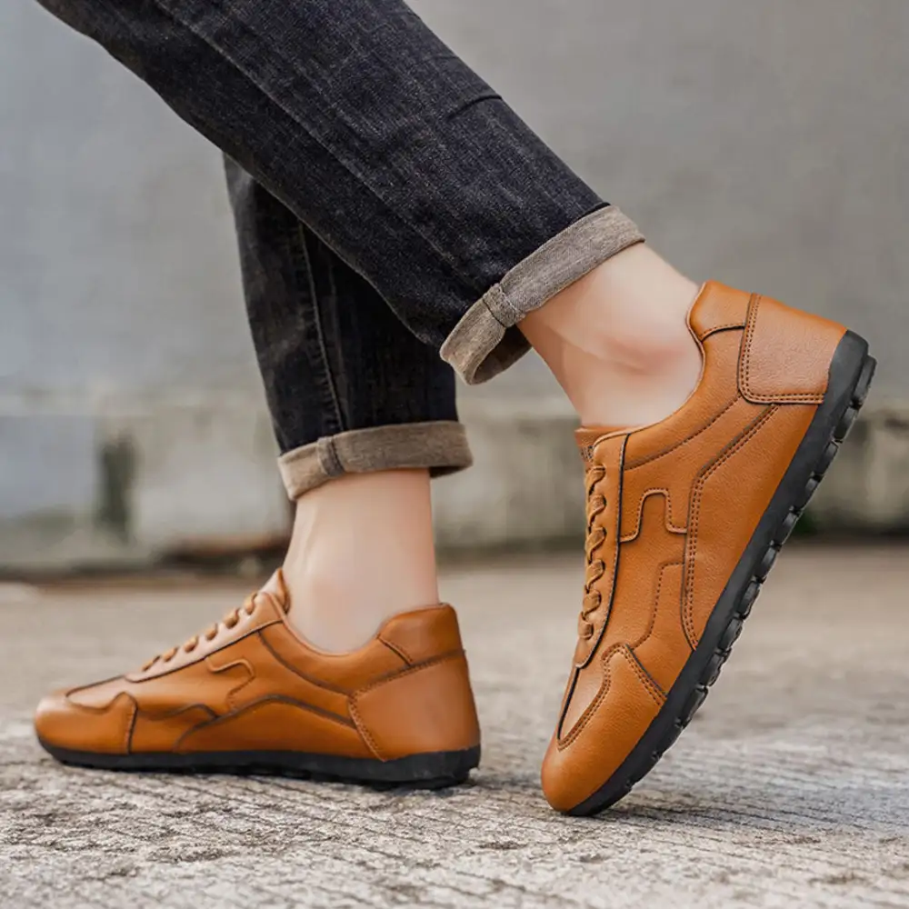 Vintage Leather Sneakers